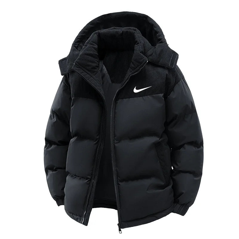 Men’s Winter Warm Jacket with Removable Hood