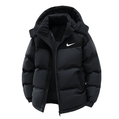 Men’s Winter Warm Jacket with Removable Hood